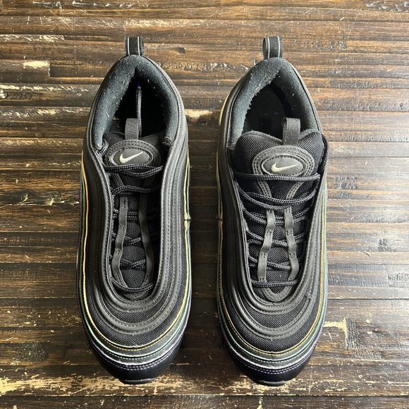 Nike Air Max 97 Black Multicolor Stitch CK0738-001 Women's Size 9.5 - Picture 4 of 7